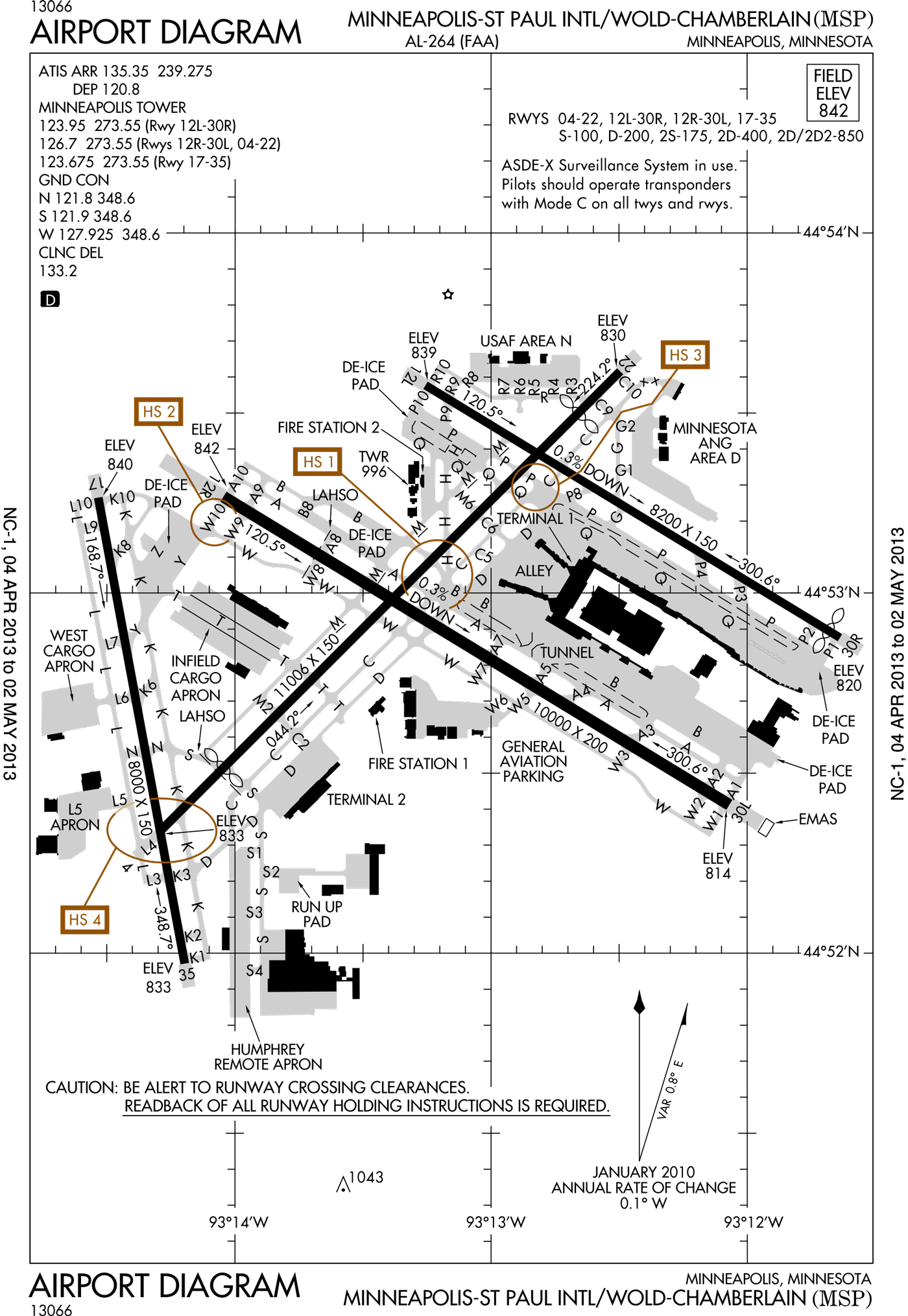 Map of Minneapolis Saint Paul Airport (MSP): Orientation and Maps for MSP  Minneapolis Airport